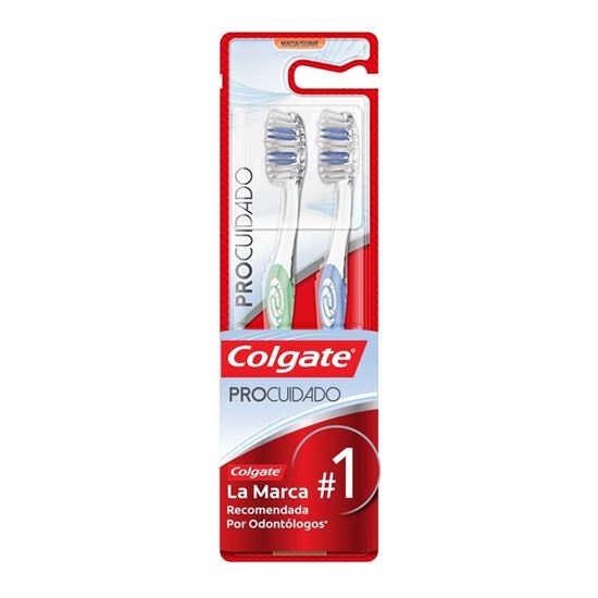 Imagen de Cepillo dental Colgate procuidado 1 paquete con 2 pzas