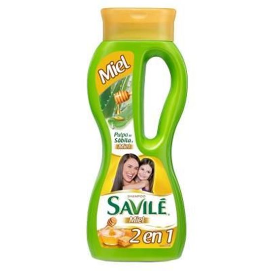 Imagen de Shampoo Savilé 2 en 1 pulpa de sábila y miel 750ml