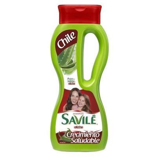 Imagen de Shampoo Savilé crecimiento saludable pulpa de sábila y chile 750ml