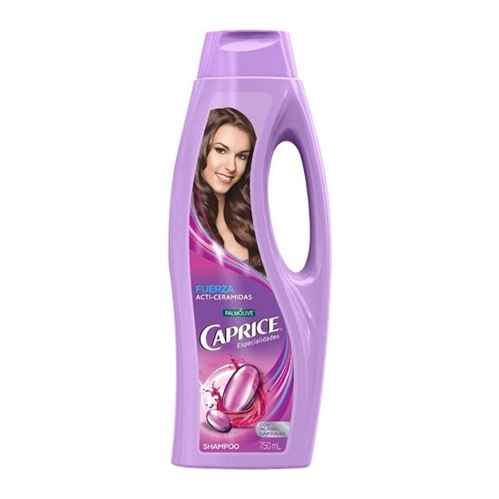 Imagen de Shampoo 2 en 1 con acti-ceramidas Palmolive Caprice Especialidades Fuerza 750ml