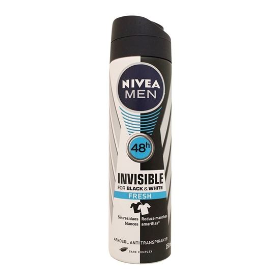 Imagen de Antitranspirante Nivea Men invisible fresh en aerosol para caballero 150ml
