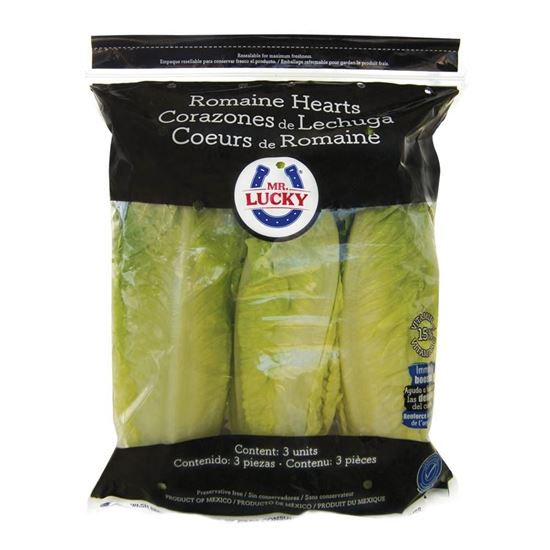 Imagen de Corazones de lechuga orejona Mr. Lucky 3 pzas