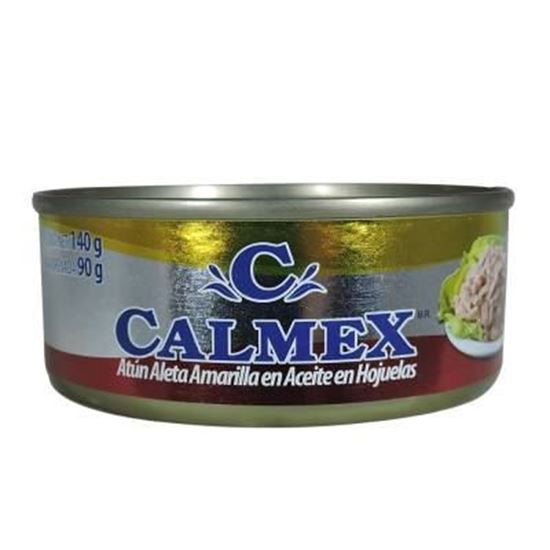 Imagen de Atún aleta amarilla en aceite en hojuelas Calmex en lata 140 g