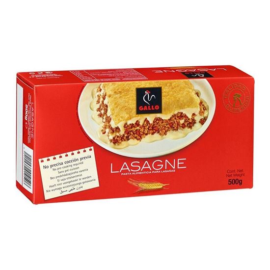 Imagen de Pasta Lasagne Gallo 500g