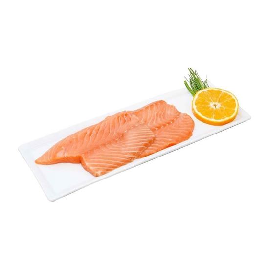 Imagen de Filete de salmón fresco con piel (300g aprox.)