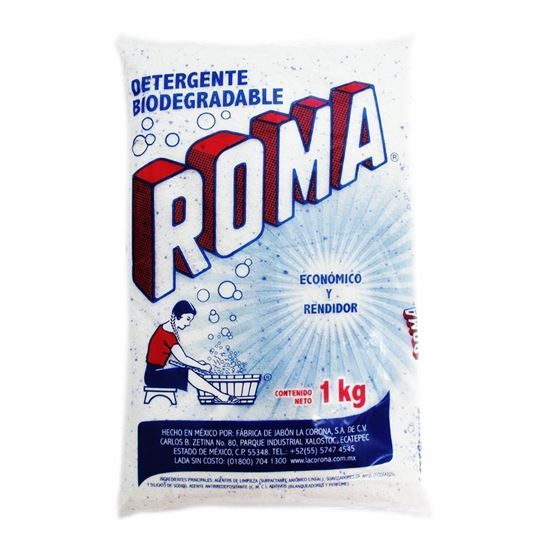 Imagen de Detergente biodegradable multiusos en polvo Roma 1kg