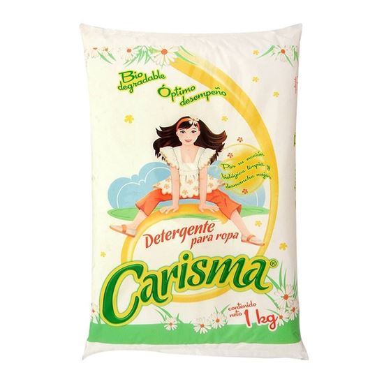 Imagen de Detergente en polvo Carisma para ropa blanca y de color 1kg