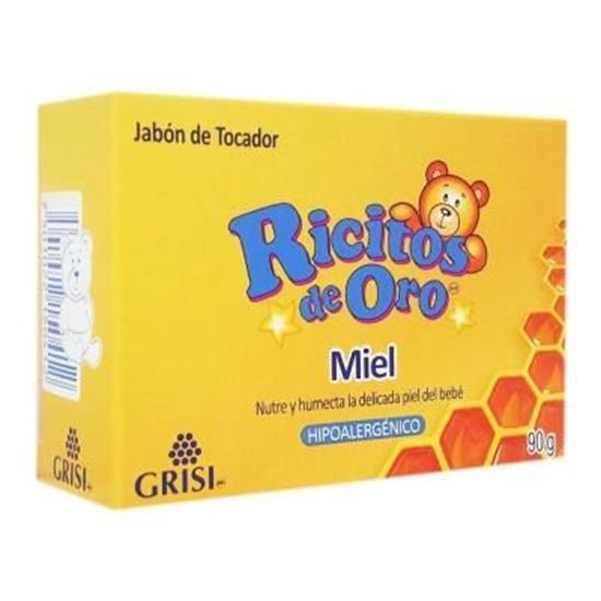 Imagen de Jabón de tocador Ricitos de Oro Miel hipoalergénico 90g