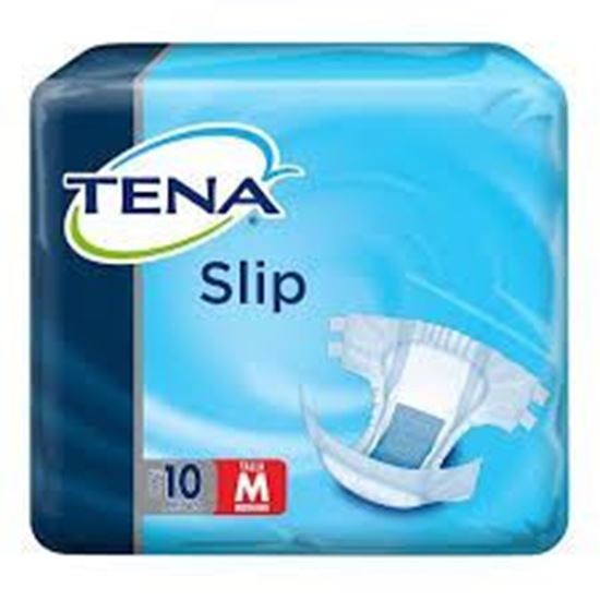 Imagen de Pañal para adulto mediano tipo slip unisex Tena 10 pzas