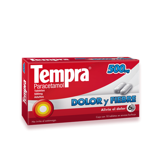 Imagen de Tempra 500mg 10 tabletas