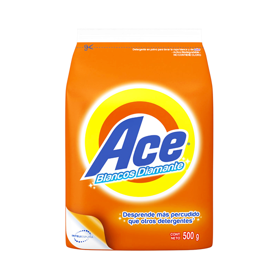 Imagen de Detergente en polvo para ropa Ace 500g