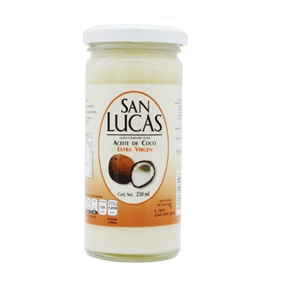 Imagen de Aceite de coco extra virgen San Lucas 230ml