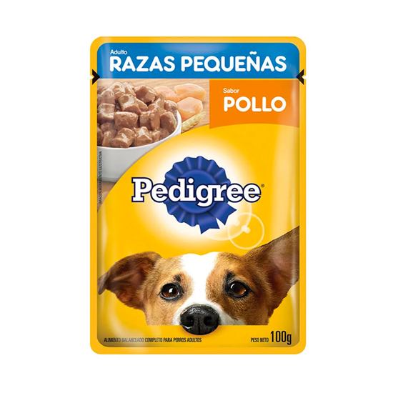 Imagen de Pedigree razas pequeñas pollo en filetes sobre 100g