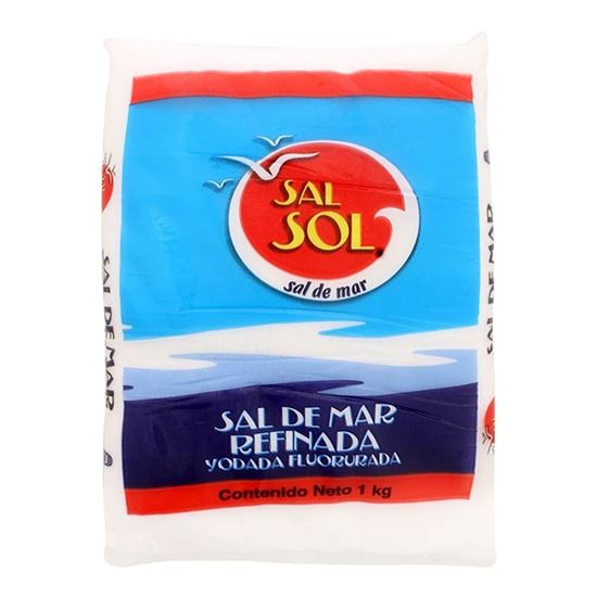 Imagen de Sal de mar refinada Sol en bolsa 1kg