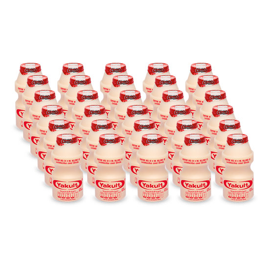 Imagen de Producto lácteo fermentado Yakult paquete con 30 pzas de 80ml c/u