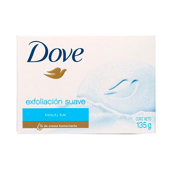Imagen de Jabón en barra Dove exfoliación suave beauty bar 135g