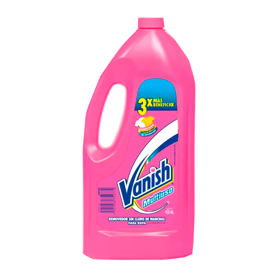 Imagen de Quitamanchas líquido sin cloro para ropa de color Vanish 450ml