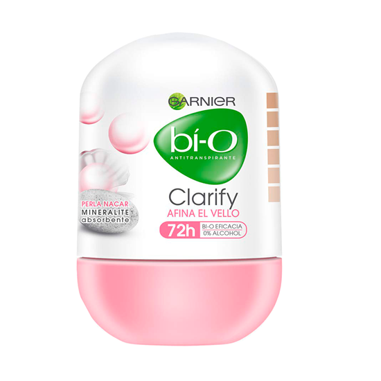 Imagen de Desodorante Garnier bí-O Clarify perla nacar en roll on para dama 50ml