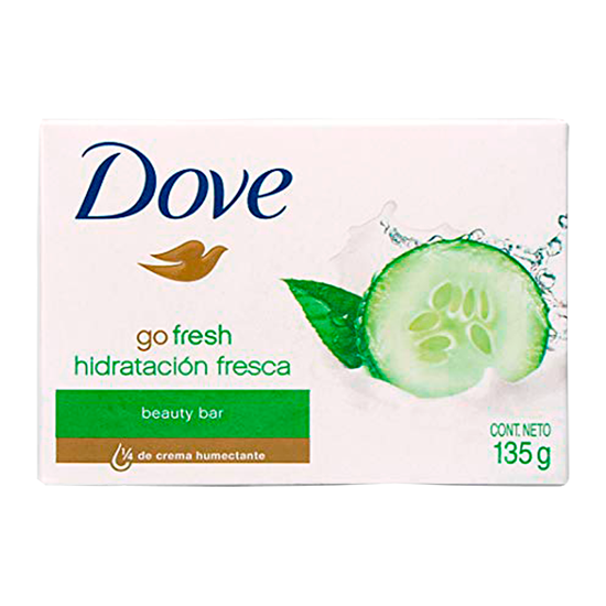 Imagen de Jabón de tocador Dove Go fresh hidratación fresca 135g