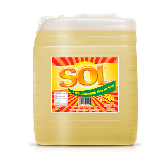 Imagen de Aceite vegetal comestible SOL 20L