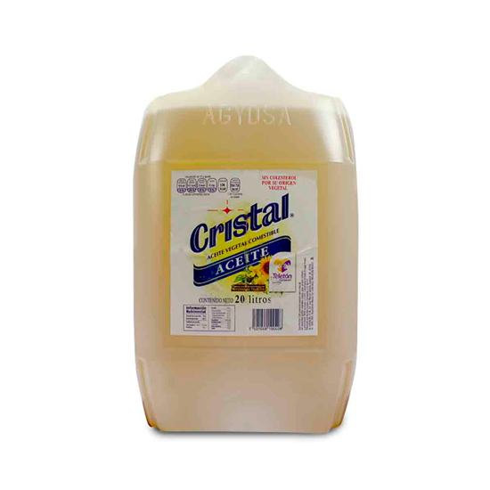Imagen de Aceite vegetal comestible Cristal 20L