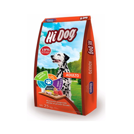 Imagen de Alimento para perro Hi Dog Adulto 25 kg