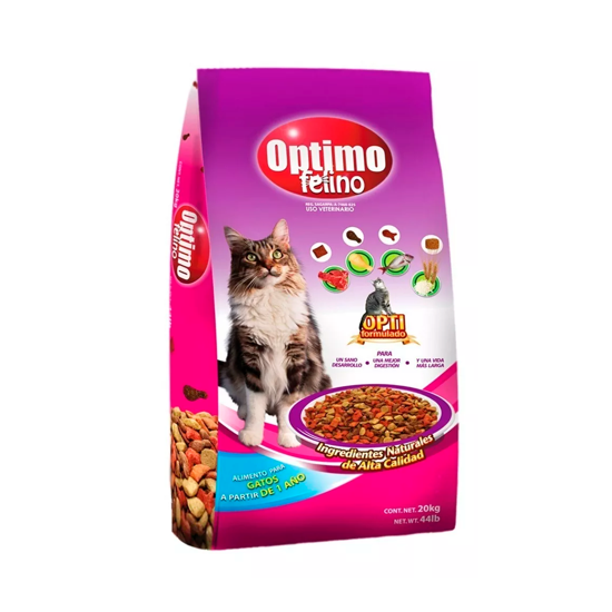 Imagen de Alimento para Gato Optimo Felino 20kg