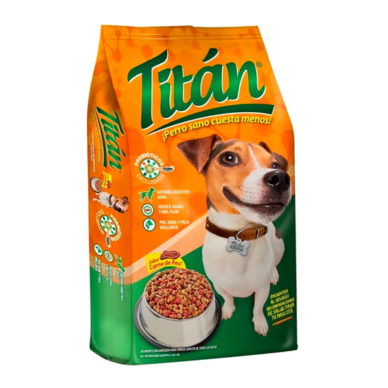 Imagen de Alimento para Perro Titán Adulto para todas las razas sabor carne de res 25 kg