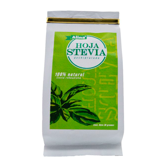 Imagen de Hojas de stevia natural deshidratada Alina 20 g