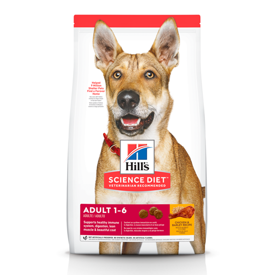 Imagen de Alimento para Perro Hills SCIENCE DIET Adulto 1-6 Receta de pollo 15.8 kg