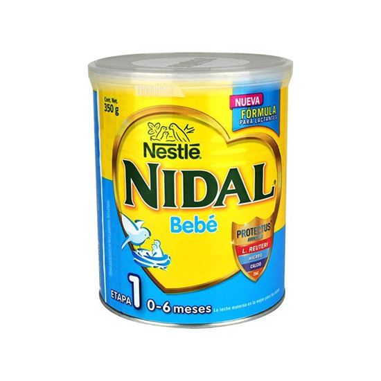 Imagen de Fórmula para lactantes Nestlé Nidal etapa 1 de 0 a 6 meses 350 g