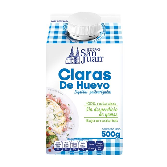 Imagen de Claras de huevo San Juan 500g