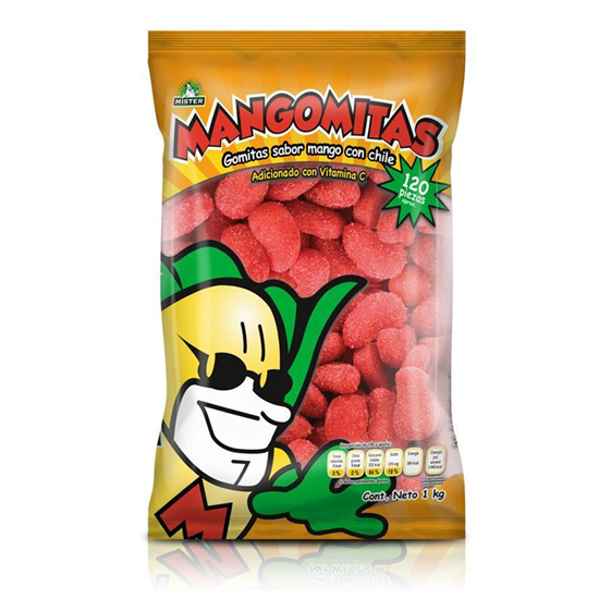 Imagen de Gomitas de mango enchilado Mangomitas 1kg