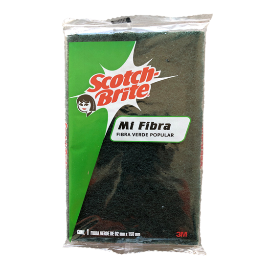 Imagen de Fibra Scotch Brite mi fibra verde de 82 mm x 150 mm