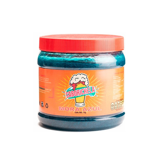 Imagen de Escarchado para micheladas sabor mora azul Mr. Chela 1.1kg