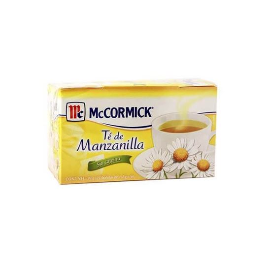 Imagen de Té manzanilla McCormick con 25 sobres de 1.2g c/u