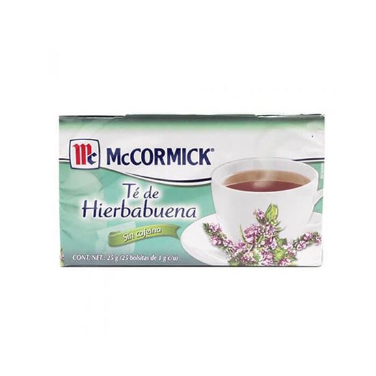 Imagen de Té hierbabuena McCormick con 25 sobres de 1g c/u