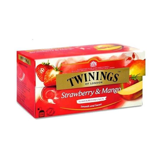 Imagen de Té fresa mango Twinings 25 sobres de 2g c/u
