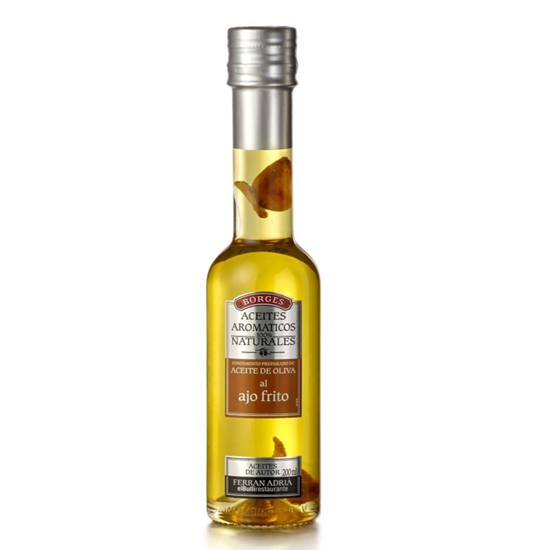 Imagen de Aceite de oliva aromático Borges al ajo frito 200ml