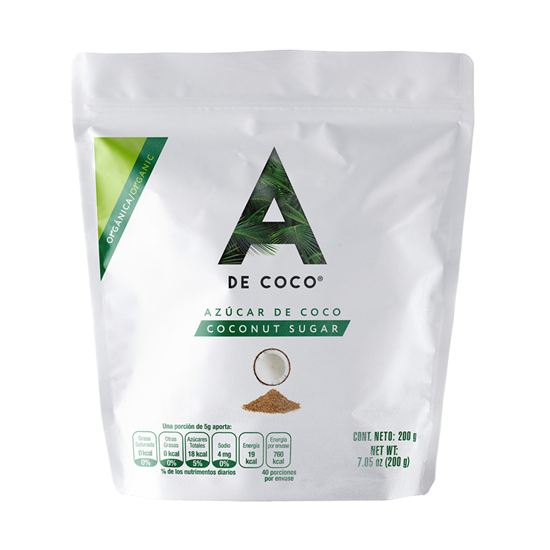 Imagen de Azúcar de coco A de coco 200g