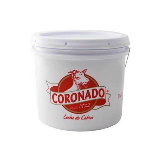 Imagen de Cajeta quemada de leche de cabra Coronado cubeta de 5kg