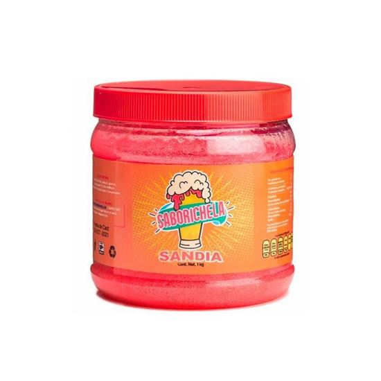 Imagen de Escarchado para micheladas sabor sandía Mr. Chela 1.1kg