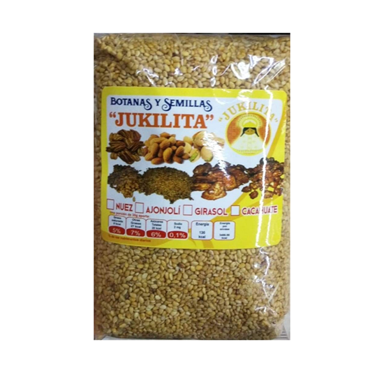 Imagen de Ajonjolí garapiñado Jukilita en bolsa de 500g