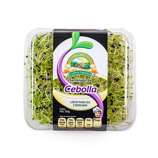 Imagen de Germinado de cebolla listo para consumir San Francisco en domo de 50g