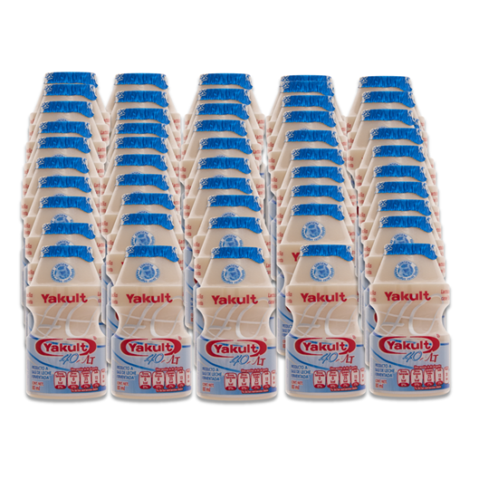 Imagen de Producto lácteo fermentado sin azúcar Yakult 40 LT paquete con 50 pzas de 80ml c/u