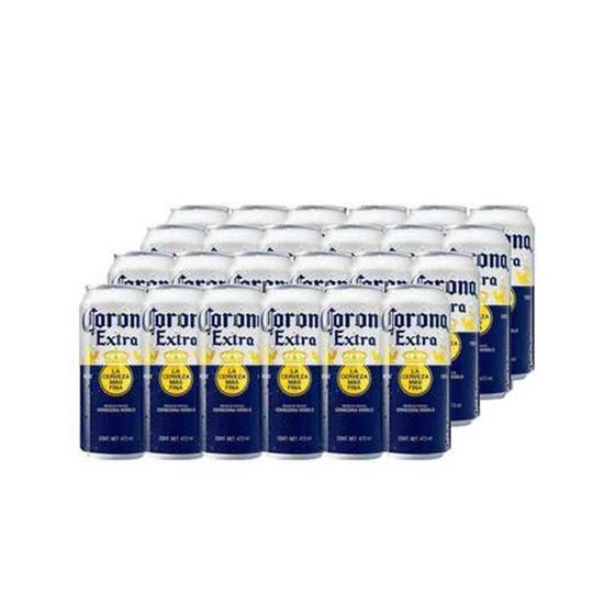 Imagen de Cerveza Corona Extra latón 24 pack de 473ml c/u