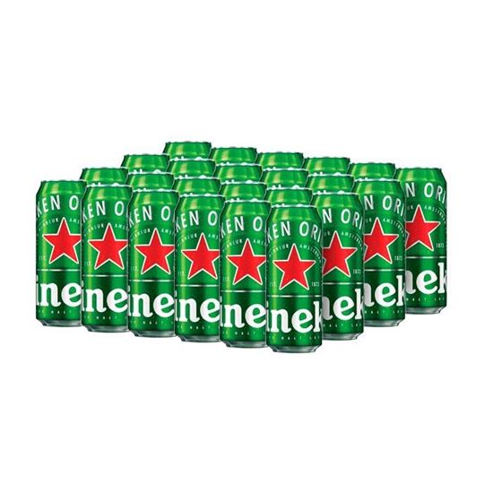Imagen de Cerveza Heineken latón 24 pack de 473ml c/u