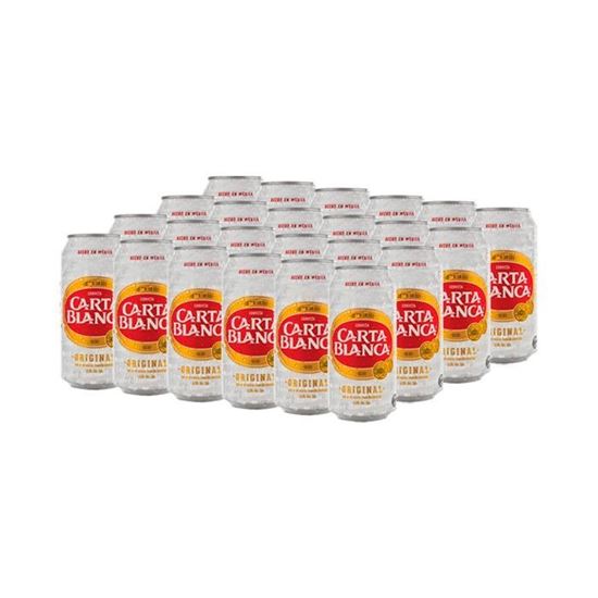 Imagen de Cerveza Carta Blanca latón 24 pack de 473ml c/u