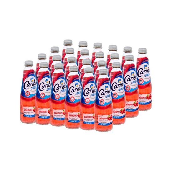 Imagen de Caribe Cooler sabor arándano 24 botellas de 300 ml c/u