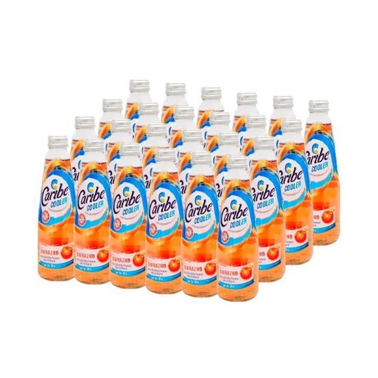 Imagen de Caribe Cooler sabor durazno 24 botellas de 300 ml c/u
